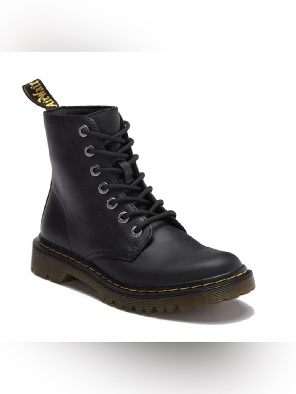 DR. MARTENS LUANA LEATHER MID TOP BOOT SIZE US8/UK6/EU39